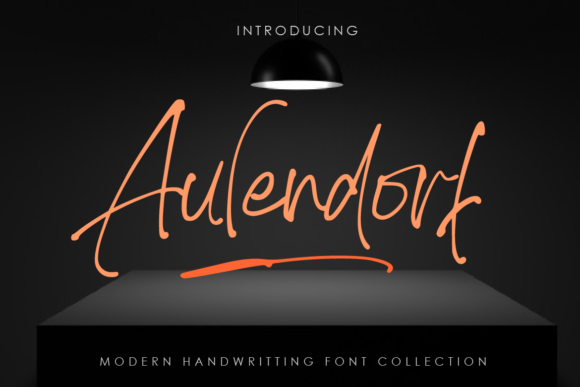 Aulendorf: The Elegant Script Font for Editorial Design