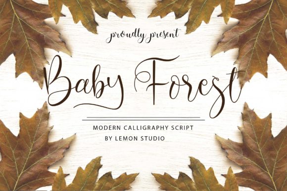 Baby Forest Font: A Sweet Typeface for Small Business Branding