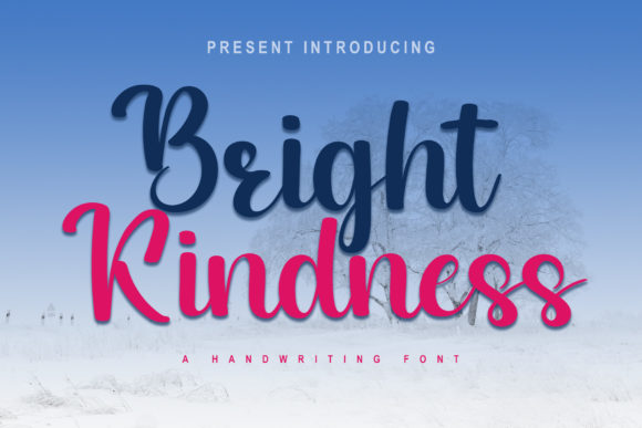 Bright Kindness: A Handwritten Font for Authentic Branding