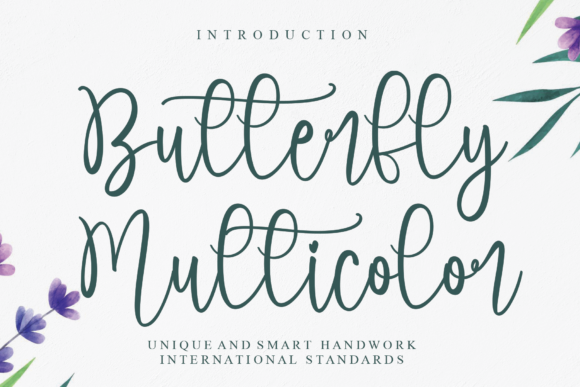 Butterfly Multicolor: A Handwritten Font for Modern Web Design