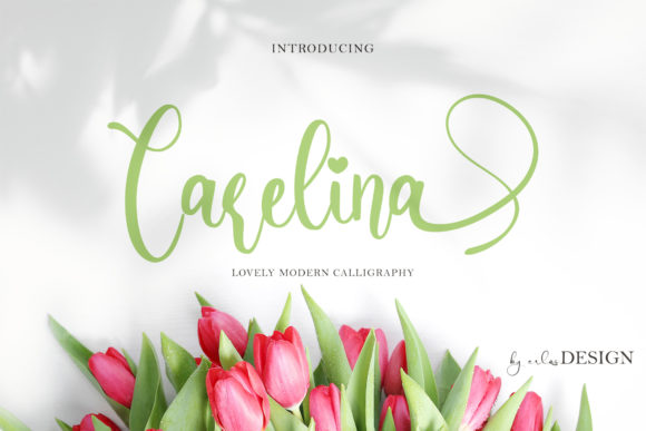 Carelina: A Handwritten Typeface for Modern Web Design