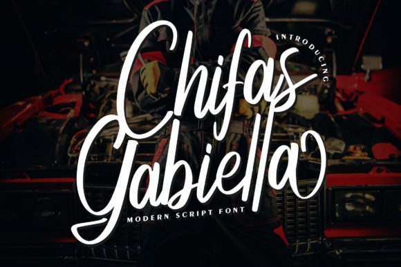 Chifas Gabiella: A Elegant Handwritten Font