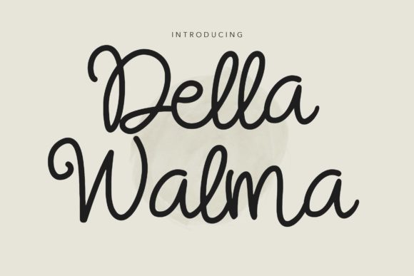 Della Walma: A Dainty Typeface for Elegant Branding
