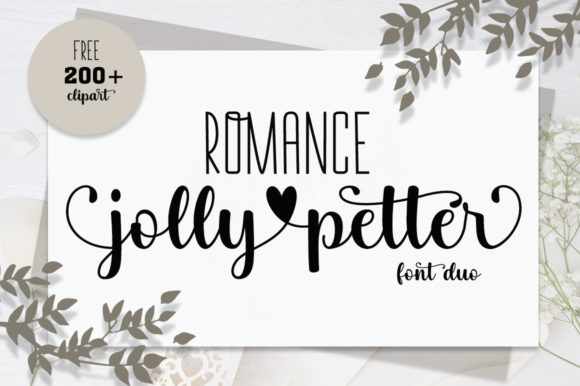 Elevate Your Brand with the Romance Jollypetter Typeface