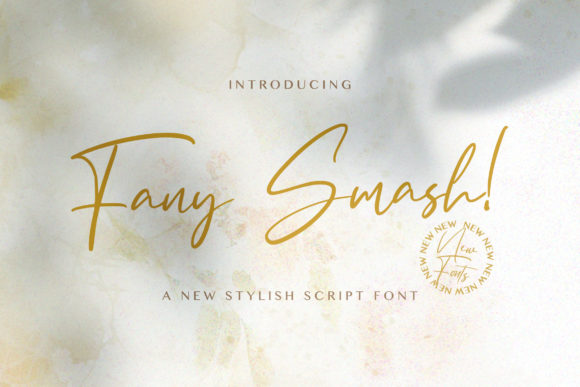 Fany Smash Review: A Bold Script for Modern Branding