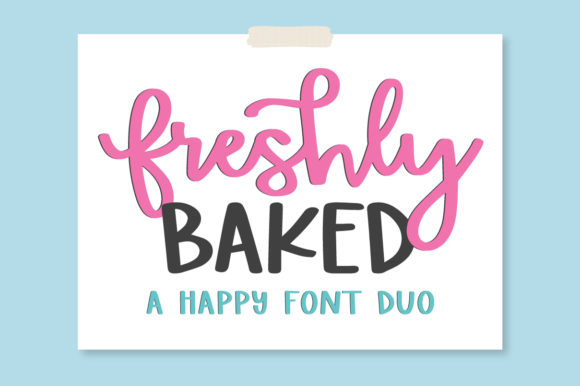 Freshly Baked: A Playful Typeface for Handmade Brands