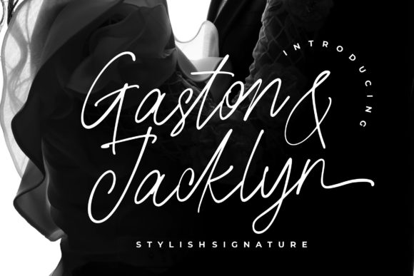 Gaston Jacklyn: An Elegant Script Font for Branding