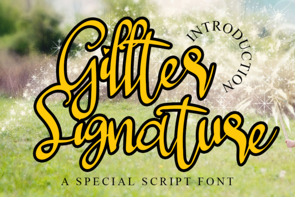 Gillter Signature: The Handwritten Font That Elevates Small Brands