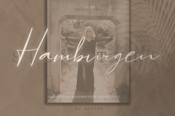 Hamburgen Signature: A Stylish Script Font for Campaigns