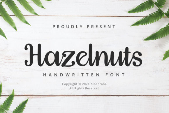 Hazelnuts Font Review: Elevating Web Design with Elegant Script