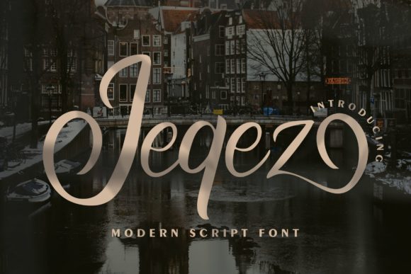 Jeqez: A Flowing Handwritten Typeface for Editorial Design