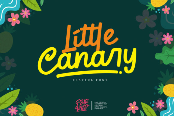 Little Canary: A Flowing Handwritten Font for Web Design