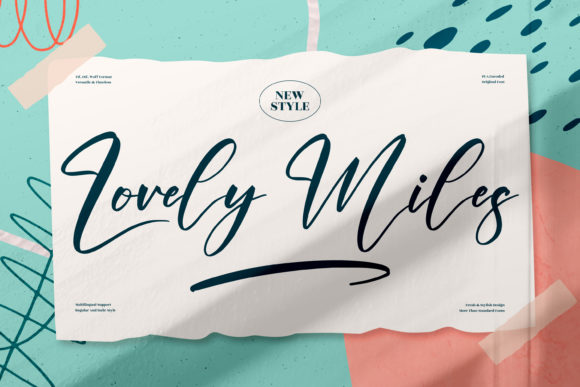 Lovely Miles: The Handwritten Font That Elevates Campaigns