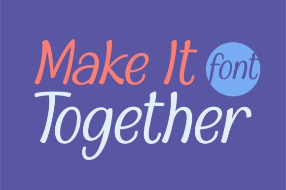 Make It Together Font Review for Web Designers