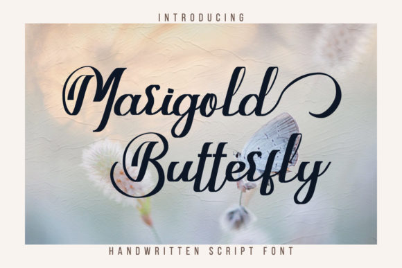 Marigold Butterfly: A Handwritten Typeface for Digital Branding