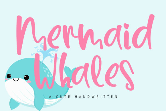 Mermaid Whales: A Handwritten Font for Campaign Visuals