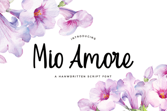 Mio Amore Font: Elegant Script for Creative Projects