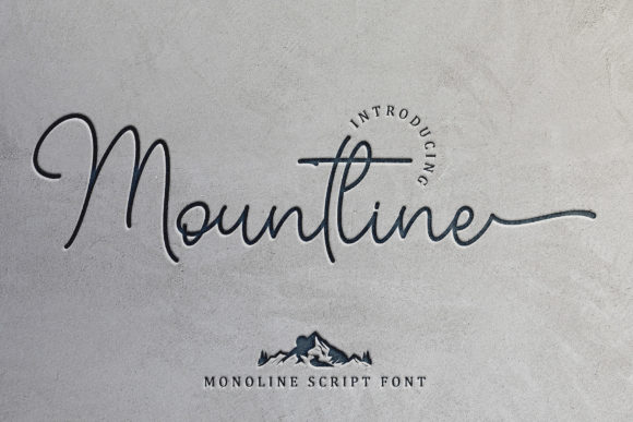 Mountline: The Handwritten Font That Elevates Small Business Brands