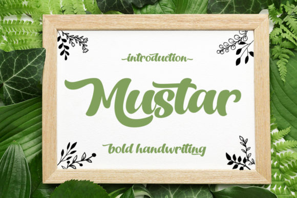 Mustar: The Elegant Handwritten Font for Crafters