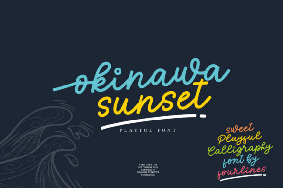 Okinawa Sunset Font Review for Social Campaigns