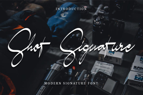 Shot Signature Font Review for Web Designers