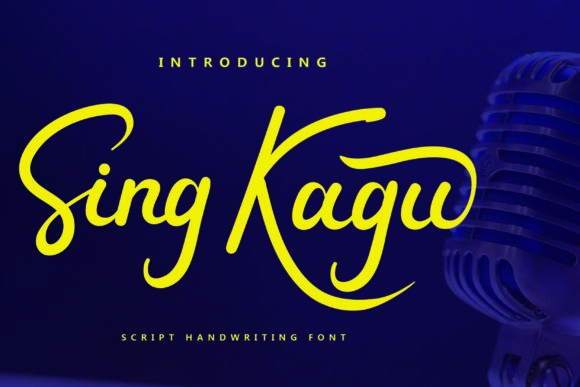 Sing Kagu: The Handwritten Font for Scroll-Stopping Marketing