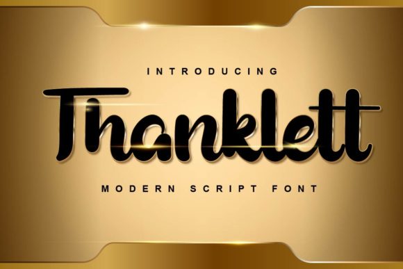 Thanklett Typeface Review for Social Campaigns